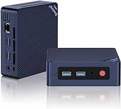 Mini S12 Pro Mini PC, 12th Intel Alder Lake-N100 (up to 3.4GHz, TDP 6W), 16GB DDR4 RAM 500GB M.2 SSD, Mini Computer Support 4K@60Hz Dual Display/WiFi 6/BT 5.2/USB 3.2/HTPC/Family-NAS