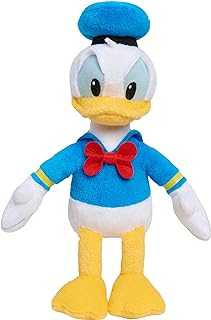 Disney Junior Mickey Mouse Small Plushie Donald Duck Stuffed Animal, Kids Toys for Ages 2 Up by Just Play