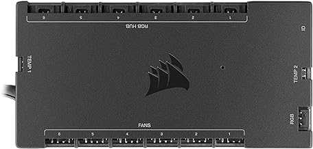 iCUE COMMANDER CORE XT, Digital Fan Speed and RGB Lighting Controller