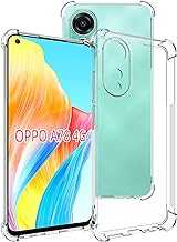 Case for Oppo A78 4G Clear TPU Four Corners Protective Cover Transparent Soft