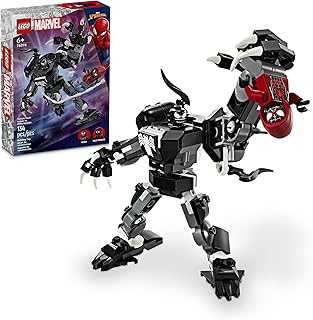 Marvel Venom Mech Armor vs. Miles Morales, Posable Action for Kids, Marvel Building Set with Minifigures, Travel Toy, Super Hero Battle Gift for Boys and Girls Aged 6 and Up, 76276