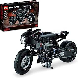 Technic The Batman – BATCYCLE Set 42155, Collectible Toy Motorcycle, Scale Model Building Kit of The Iconic Super Hero Bike from 2022 Movie