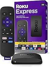 Express | HD Roku Streaming Device with Standard Remote (no TV controls), Free & Live TV