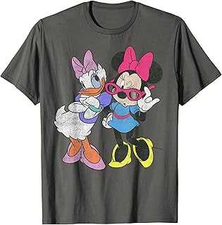 Mickey And Friends Daisy & Minnie Fashion Short Sleeve T-Shirt