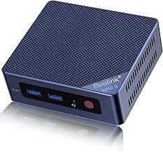 Mini PC, Mini S12 Pro Intel 12th N100(Up to 3.4GHz), 16GB DDR4 500GB M.2 SSD, Mini Desktop Computers Support 4K Dual HDMI Display/WiFi6/BT5.2/USB3.2/1000Mbps LAN/WOL Home/Office