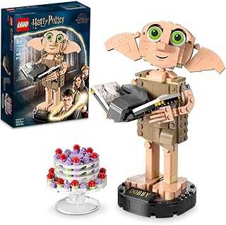 Harry Potter Dobby The House-Elf Building Toy Set, Build and Display Model of a Beloved Character from The Harry Potter Franchise, for 8 Year Old Boys' and Girls' Birthday, 76421