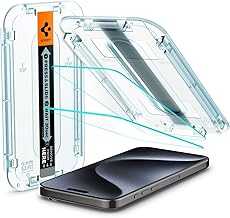 Tempered Glass Screen Protector [GlasTR EZ FIT] designed for iPhone 15 Pro [Case Friendly] - 2 Pack