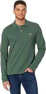 Men's Classic Long Sleeve Pique Polo Shirt