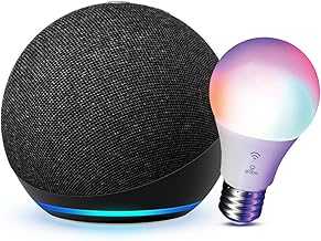 Echo Dot with Globe Electric Smart Bulb