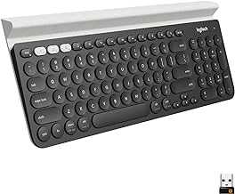 K780 Multi-Device Wireless Keyboard for Computer, Phone and Tablet – FLOW Cross-Computer Control Compatible – Speckles