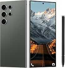 I24 Ultra Unlocked Phone 6+256GB,Built in Pen The Phone,Smartphone Battery 6800mAh 6.82" HD Screen,Android 13.0 with 128GB Memory Card Cell Phone,Face ID/5G/Fingerprint Lock/GPS (Green, 6+256)