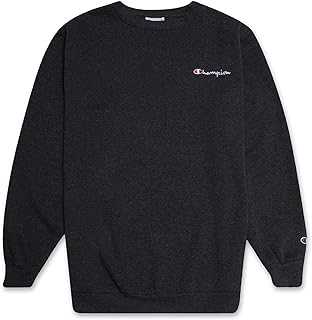 Crewneck Sweatshirt Big and Tall - Fleece Pullover Sweatshirt for Men