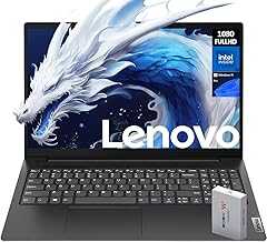 Newest V15 Essential Laptop | 16GB RAM | 1TB SSD | 15.6" FHD (1920 x 1080) Display | Intel Quad-core Processor | Ethernet RJ-45 | Windows 11 Pro | WOWPC 500GB External HDD