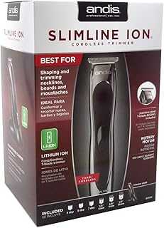 Trimmer Slimline Cordless (6 Combs), Black 1 Count