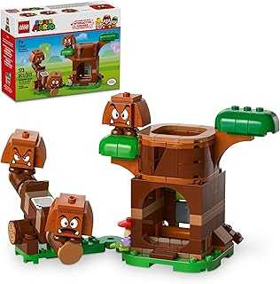 Super Mario Goombas’ Playground, Nintendo Super Mario Collectibles for Kids, Buildable Seesaw, Super Mario Toy Playset, 3 Figures, Gift for Boys, Girls and Any Fan Ages 7 and Up, 71433