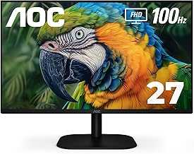 27B2H2 27” Frameless IPS Monitor, FHD 1920x1080, 100Hz, 101% sRGB, for Home and Office, HDMI x2, Low Blue Mode, VESA Compatible, Black