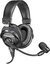 BPHS1 Broadcast Stereo Headset with Dynamic Cardioid Boom Mic Black, Adjustable