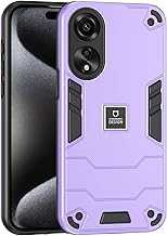 Phone Case Compatible with Oppo A78 4G,Compatible with Oppo A78 4G CPH2565 Case Dual-Layer Drop-Proof TPU+PC 2-in-1 Protective Case Purple