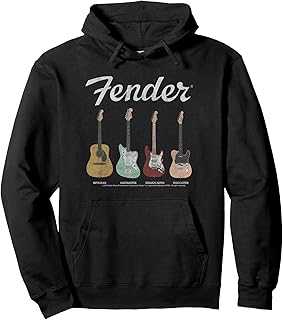 Vintage Guitar Lineup Pullover Hoodie