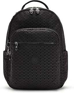 Kipling Women's Seoul 15" Laptop Backpack, Durable, Roomy with Padded Shoulder Straps, Built-In Protective Sleeve