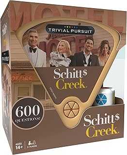 Trivial Pursuit Schitt's Creek Edition | Trivia Game Questions from Schitt's Creek | 600 Questions & Die in Travel Container | Officially Licensed Schitt's Creek Game