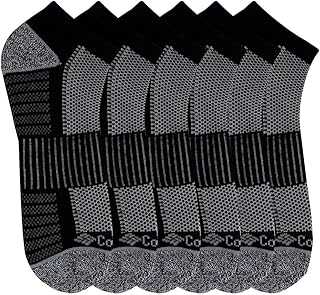 Men's 6 Pack Athletic No Show Socks