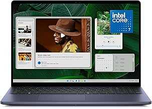 Inspiron 5640 Laptop - 16.0-inch 16:10 FHD+ (1920 x 1200) Display, Intel Core 7-150U Processor, 16GB DDR5 RAM, 1TB SSD, Intel Graphics, Windows 11 Pro, Onsite & Migrate Service - Midnight Blue