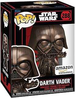 Pop! Star Wars: Star Wars Darkside - Vader - Metallic, Bronze - Amazon Exclusive