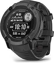 Instinct 2X Solar, Rugged GPS Smartwatch, Built-in Flashlight, Solar Charging Capability, Multi-Band GNSS, Graphite