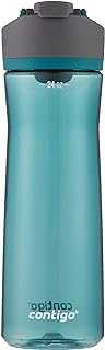 AUTOSEAL Cortland 24oz Water Bottle, BPA-Free Plastic, Spill, Leak-Proof Lid, and Carry Handle, Dishwasher Safe, Spirulina, 24 Ounce (Pack of 1)