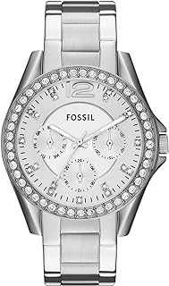 Riley Women's Watch with Crystal Accents and Stainless Steel Bracelet Band