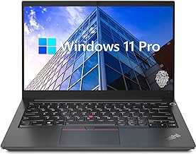 ThinkPad E14 Gen 5 Business Laptop, 14" FHD+ Display, AMD Ryzen 7 7730U (Beat i7-1255U), 16GB RAM, 512GB SSD, FP Reader, Backlit Keyboard, HDMI, RJ45, Wi-Fi 6, Windows 11 Pro, Black