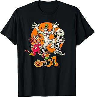 100 Mickey Donald Goofy & Pluto Halloween Costumes T-Shirt