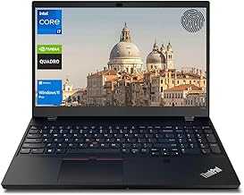 ThinkPad P15v Gen 3 Business Laptop, 15.6" FHD Display, Intel Core i7-12700H, NVIDIA Quadro T1200, 32GB DDR5 RAM, 1TB SSD, HDMI, Webcam, FP Reader, SD Card Reader, Wi-Fi 6, W11 Pro, Black