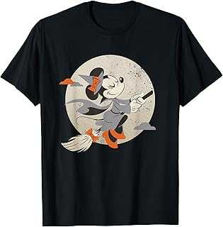 Minnie Mouse Flying Witch Costume Halloween T-Shirt