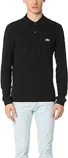 Mens Classic Long Sleeve Pique Polo Shirt