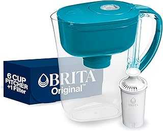 Metro Water Filter Pitcher with SmartLight Filter Change Indicator, BPA-Free, Replaces 1,800 Plastic Water Bottles a Year, Lasts Two Months, Includes 1 Filter, Small - 6-Cup Capacity, Turquoise