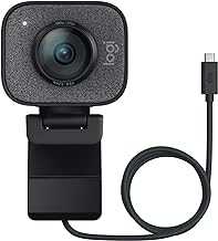 Logitech StreamCam 1080P HD 60fps Streaming Webcam Full HD Camera with USB-C & Integrated Microphone for Live Streaming and Content Creation - Graphite - 960-001280 (Renewed)