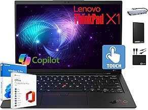 ThinkPad X1 Carbon 2024 Newest Gen 11 Business Laptop, 14" WUXGA Touchscreen, 10-Core Intel i7-1365U vPro, 32GB RAM, 4.5TB (4TB SSD+500GB External), Backlit, MS Office, Win 11 Pro w/AI Copilot