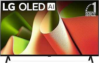 55-Inch Class OLED B4 Series Smart TV 4K Processor Flat Screen with Magic Remote AI-Powered with Alexa Built-in (OLED55B4PUA, 2024)