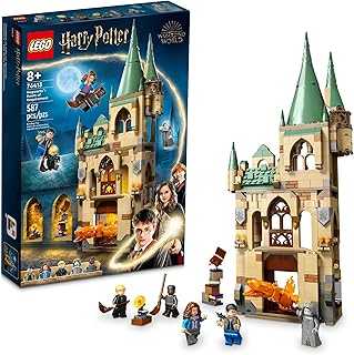 Harry Potter Hogwarts: Room of Requirement Building Set 76413 Castle Building Toy from Harry Potter Movie Featuring Harry, Hermione and Ron Mini Figures, Wands, Fire Serpent, and Deathly Hallows