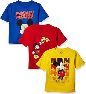 Boys' Mickey Mouse 3-Pack T-Shirts