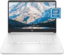 14 Laptop, Intel Celeron N4020, 4 GB RAM, 64 GB Storage, 14-inch Micro-edge HD Display, Windows 11 Home, Thin & Portable, 4K Graphics, One Year of Microsoft 365 (14-dq0040nr, Snowflake White)