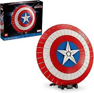 Marvel Captain America’s Shield 76262 Model Kit for Adults, Collectible Replica of Captain America’s Iconic Shield, This Disney Marvel Building Set for Adults Makes a Great Graduation Gift