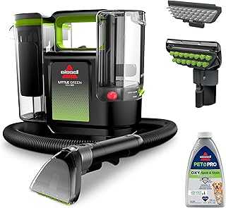 Little Green® Max Pet SmartMix Portable Carpet and Upholstery Deep Cleaner, Car/Auto Detailer, with SmartMix Technology, Self-Cleaning Tough Stain Tool and Pet Hair Removal Tool, 38572