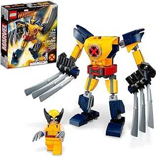 Marvel Wolverine Mech Armor 76202 Building Kit; Collectible Mech and Minifigure for Wolverine Fans Aged 7+ (141 Pieces)