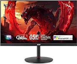 Nitro 27" WQHD 2560 x 1440 PC Gaming IPS Monitor | AMD FreeSync Premium | Up to 240Hz Refresh | Up to 0.5ms | DisplayHDR 400 | sRGB 99% | 1 x Display Port 1.4 & 2 x HDMI 2.1 | XV272U W2bmiiprx