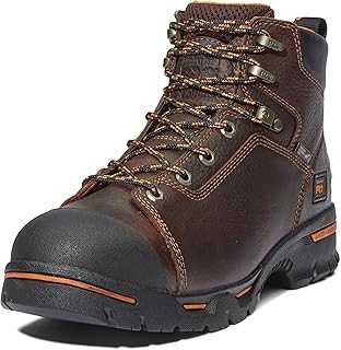 Men's Endurance 6 Inch Steel Safety Toe Puncture Resistant Work Boot