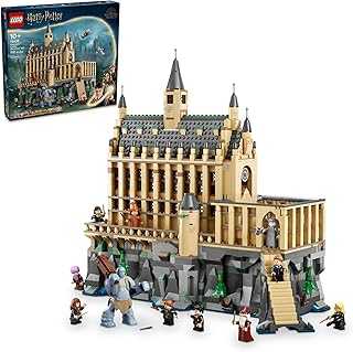 Harry Potter Hogwarts Castle: The Great Hall, Castle Toy Playset with 11 Minifigures, Harry Potter Collectible, Magical Gift for Boys, Girls or Any Fan, Harry Potter Toy for 10 Year Olds, 76435