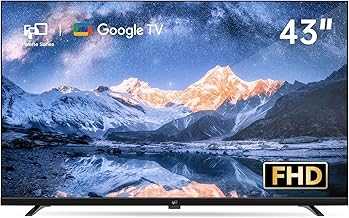 43-inch Smart TV Google TV 1080p Full HD with Google Play and Chromecast Built-in, HDR 10, Dolby Audio, Voice Remote, Stream Live TV(Palette-Series, CG43-P3, 2024 Model)